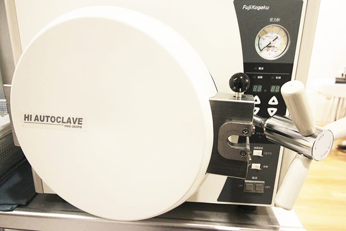 衛生管理を徹底、清潔な診療環境